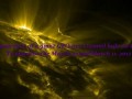 Появление гигантского НЛО в корональной дыре на Солнце