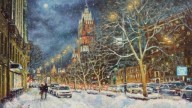 заснеженной Москве