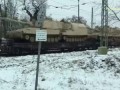 Немецкие танкисты уезжают из Польши