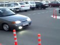 Заниженный таз vs "лежачий полицейский" / Russian stupid guy on the road