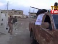 درعا : لحظة مقتل ارهابي بقذيفة عالطاير من الجيش السوري ضمن المعارك في الشيخ مسكين