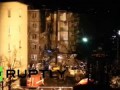 Последствия обрушения пяти этажей здания в Ярославле засняли жители соседнего дома