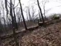 Российский боец убивает хохлов в окопе под Кременной