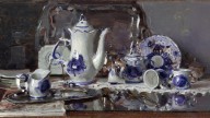 Петровна Долгая - Натюрморт Гжель, 2010