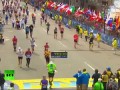 Бостон, марафон - первая минута взрыва