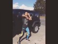 Paige VanZant celebrates signing with Reebok with some dance moves
