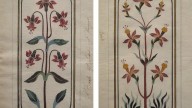 детали инкрустации в Тадж-Махале, Агра, Индия, ок. 1820 г.,