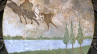 Crespino, Palazzo Comunale  il mito di Fetonte e della sua caduta nel Po rappresentato nello stemma