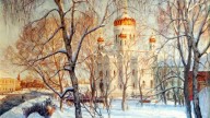 утро. Площадь Пречистенских ворот