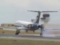 Tupolev 154 Reverses Power Before Touchdown!