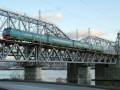 Железнодорожный мост через енисей в Красноярске