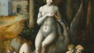 Francesco Bacchiacca (1494–1557) «Leda and the Swan».XVI век