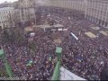 Потрясающее видео "Марша миллиона" на Майдане с высоты главной елки