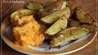 по-деревенски с кабачковой икрой