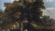 с дубами и пастушком. 1860