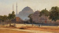 Jules_Coignet_(1798-1860)_-_Constantinople_with_Hagia_Sophia_-_PD.6-2011_-_Fitzwilliam_Museum
