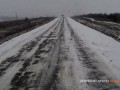 Гололед на трассе Камышин - Волгоград (HD)