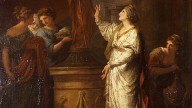 Кауфман (1741–1807) — «Пенелопа, приносящая жертву Минерв