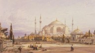 Eduard_Hildebrandt_-_View_of_the_Hagia_Sophia_in_Constantinople_-_WGA11418