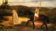 Merlin and Lancelot, an Incident from 'La Morte d'Arthur'.James Archer - 1871