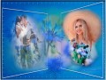 Коллажи от tane4ki 777 "Синие цветы"