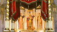 с мощами св. Александра Невского.
