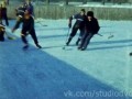 Игра в хоккей в СССР, любительская кинохроника 1977 года