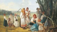 Лавр Кузьмич. Отдых на сенокосе. 1840-е