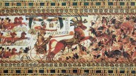 поражает врагов на колеснице (ок. 1327 года до н. э.) Роспи