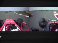 F1 2016 Chinese GP - Onboard with Kvyat and Vettel at Turn 1 HD