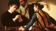 Caravaggio.The Cardsharps.1594