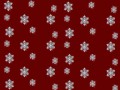 teppich rot mit schneeflocken