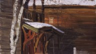 Валерий Николаевич. Старое крыльцо. 1998.