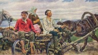 Возвращение с ярмарки. 1926. Масло