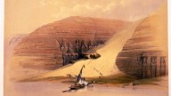 Excavated_temples_of_Aboosimble--Nubia-David_Roberts
