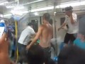 Драка в китайском метро