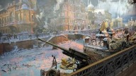 Diorama of the Siege of Leningrad, in the Museum of the Great Patriotic War, in Moscow