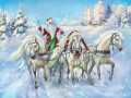 Три белых коня - песня про зиму