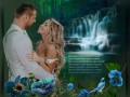 у водопада