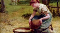 Frederick Morgan - Milk for the Calves 1883