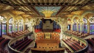 каталонской музыки (Palau de la Musica Catalana), Барселона, Испани