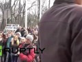 Ukraine: Lviv protesters demand trains to Kiev