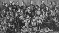 Queen Victoria & Royal Family.1877