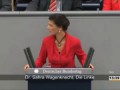 Скандал в Бундестаге. Сара Вагенкнехт обвинила Меркель и Обаму в разжигании войны