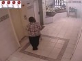 Собака не хотела подниматься лифтом ...
