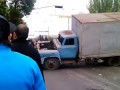 Мариуполь сейчас: Народ строит барикады в Мариуполе, перевернули ЗИЛ [09/05/2014]