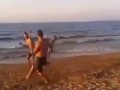 аквабайкер сбил человека на берегу