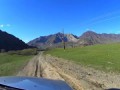 The road in the mountains: Inegen. Altai mountains, Siberia, Russia (Full HD)