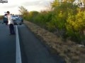 Мотоциклист столкнулся с автомобилем из места происшествия