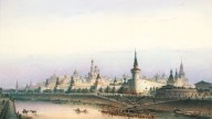 Кремля с Москвы-реки. 1852